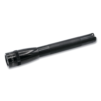 BLACK MML AA FLASHLIGHTW/BATTERIES